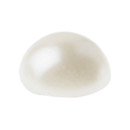 60 Perles autocollante Ivoire