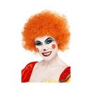 Perruque afro orange adulte