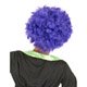 Perruque afro violette adulte - 140g