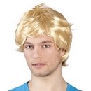 Perruque blonde homme