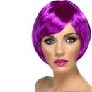 Perruque cabaret courte violette femme