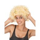 Perruque courte bouclée blonde femme