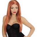 Perruque longue glamour auburn femme
