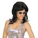 Perruque noire femme