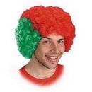 Perruque supporter Portugal adulte