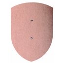 Petit bouclier en bois à colorier