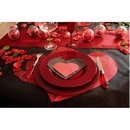 20 Petites Serviettes en papier Rouge coeur 18 x 21 cm