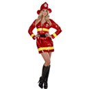 Déguisement pompier rouge femme sexy