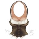 Tablier plastique femme médiéval