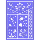 Pochoir de maquillage réutilisable Fées et princesses Grim Tout