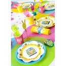 6 Ronds de serviette turquoise Hippie Peace and Love