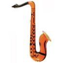 Saxophone gonflable orange
