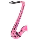 Saxophone gonflable rose