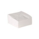 200 serviettes de table ouate de cellulose 2 plis blanc 30 cm