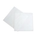 100 serviettes en papier blanc 30x30 cm