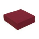 900 serviettes cocktail papier microgaufré double épaisseur bordeaux 25 cm