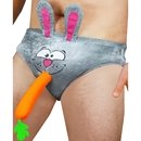 Slip humoristique tête de lapin