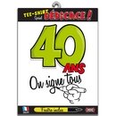 T-shirt Age 40 ans