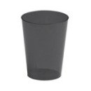 6 verres en plastique rigide noir 30 cl