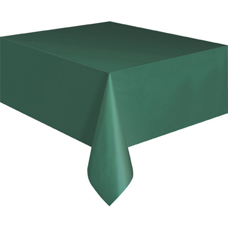 Nappe ronde en plastique vert foncé 209990 taille Taille Unique 