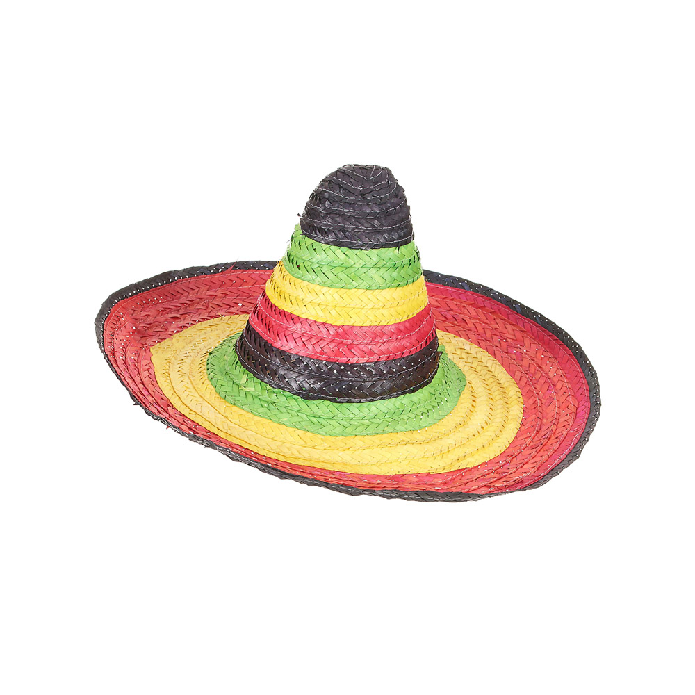 Sombrero Mexicain Paille Naturelle Tressée – Décors Fuchsia